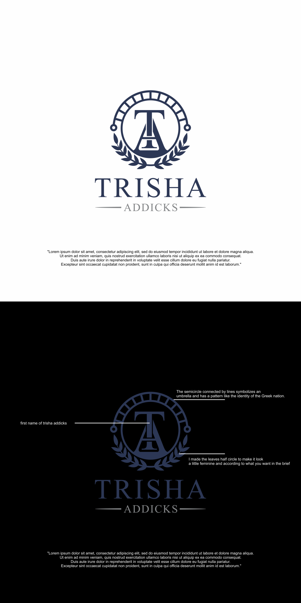 Logo Design by Anisadwi20 for trisha addicks | Design #35651055