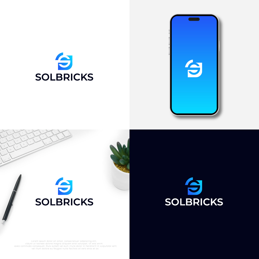 Logo Design by vectorvision13 for Solbricks Sp. z o.o. VAT ID: PL5214116530 | Design #35591742