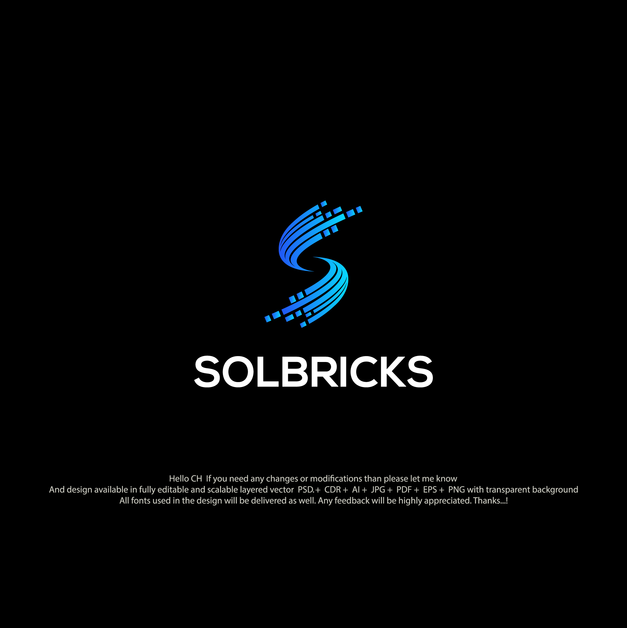 Logo Design by logofy2025 for Solbricks Sp. z o.o. VAT ID: PL5214116530 | Design #35638487