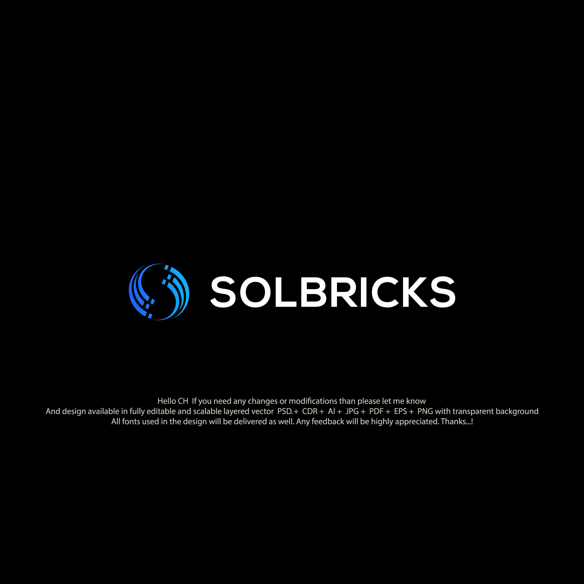 Logo Design by logofy2025 for Solbricks Sp. z o.o. VAT ID: PL5214116530 | Design #35645278