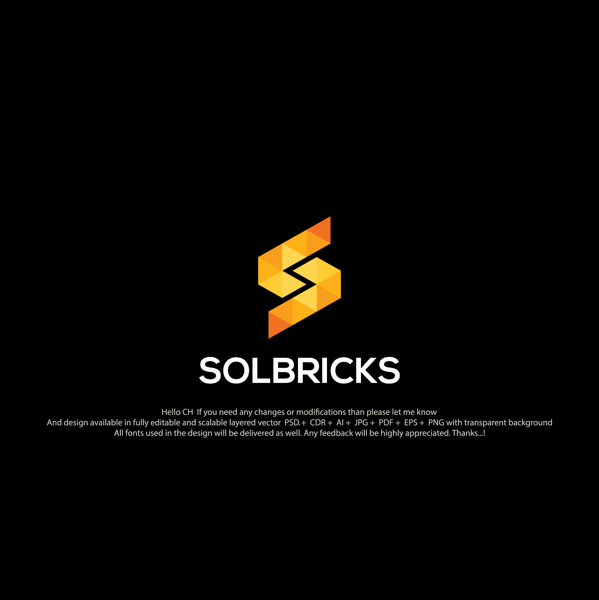 Diseño de Logo por logofy2025 para Solbricks Sp. z o.o. VAT ID: PL5214116530 | Diseño #35646845