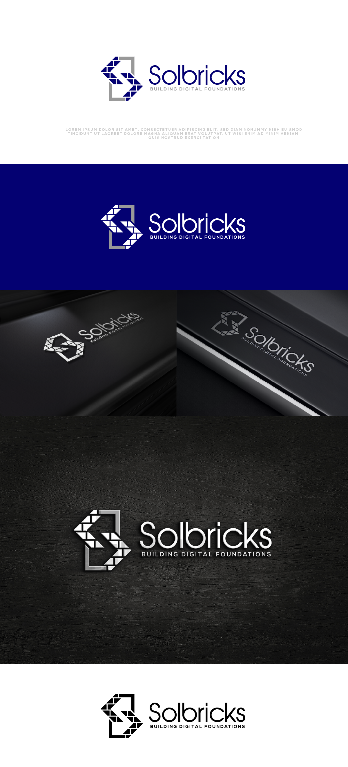 Logo Design by Ayub Zafar for Solbricks Sp. z o.o. VAT ID: PL5214116530 | Design #35602759