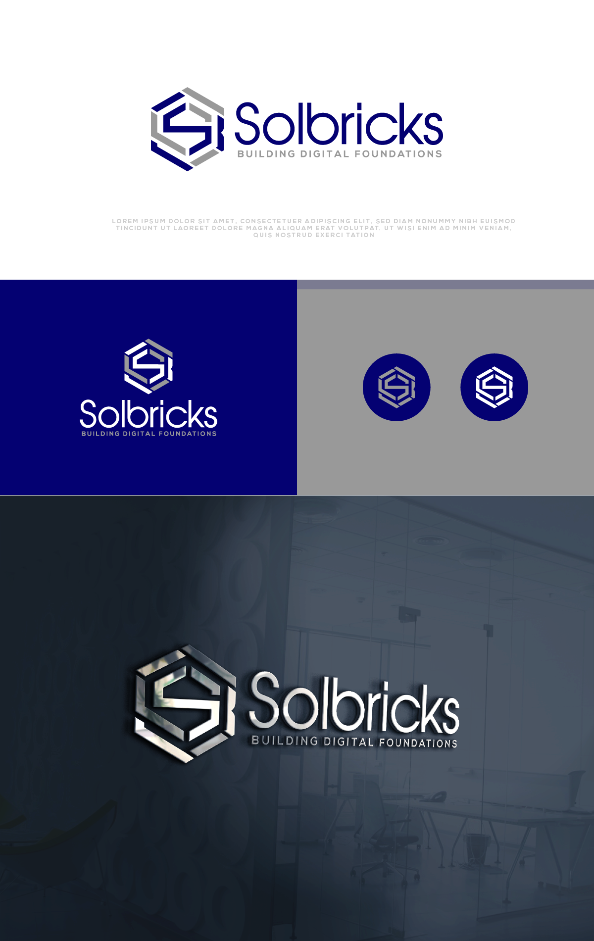 Logo Design by AlphabetZero.co.uk for Solbricks Sp. z o.o. VAT ID: PL5214116530 | Design #35602827