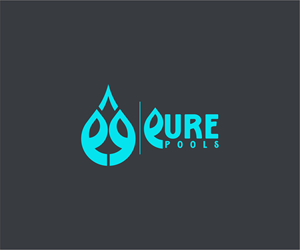 Logo Design by alkaline for Pure Pools | Design: #35593092