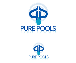 Logo Design by Paint-Tools for Pure Pools | Design: #35592897