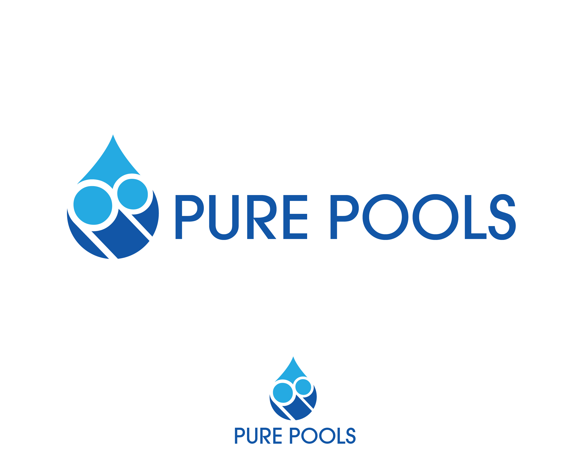 Diseño de Logo por renderman para Pure Pools | Diseño #35591505