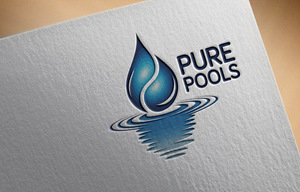 Logo Design by Robi-The Child for Pure Pools | Design: #35601494