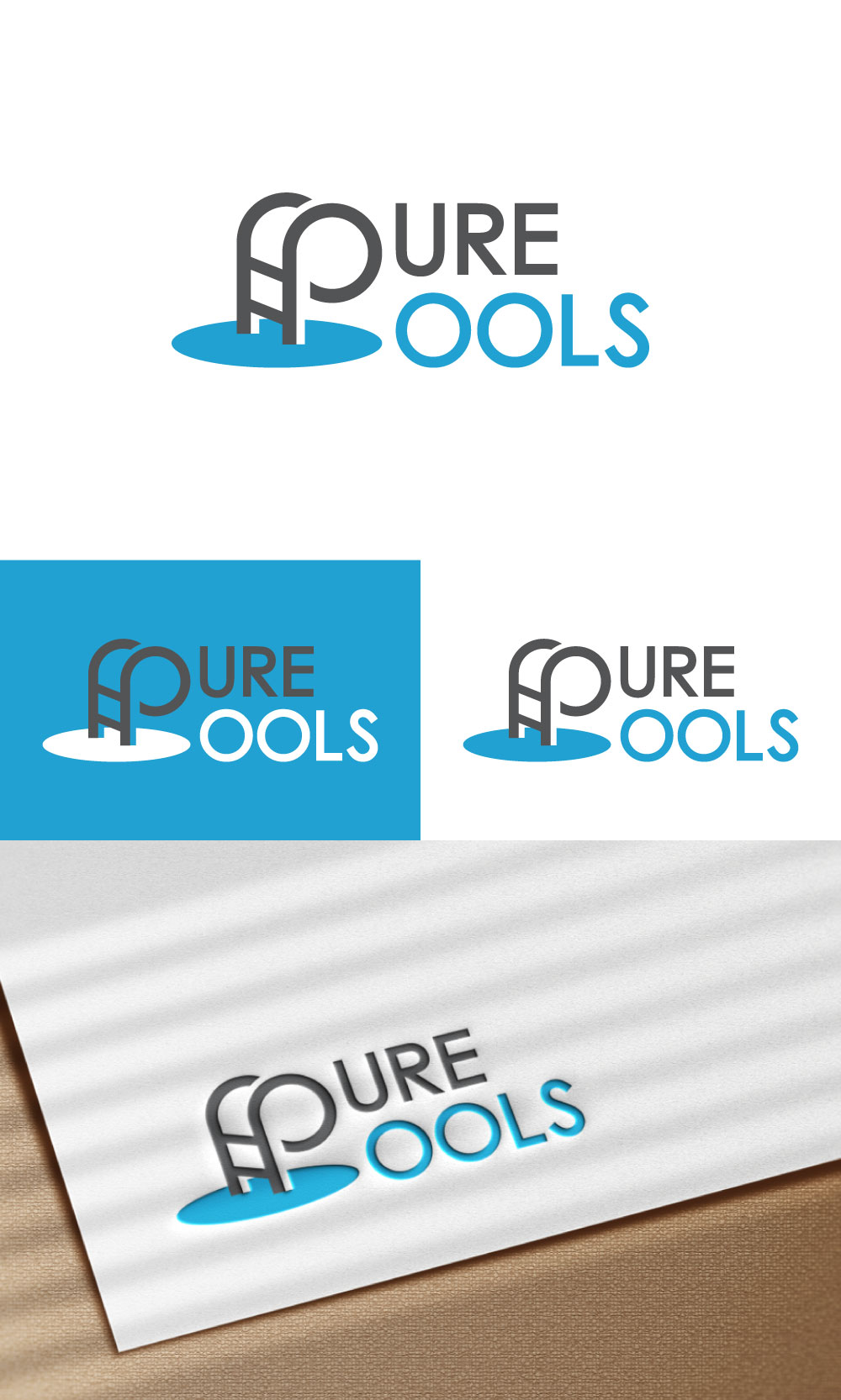 Logo-Design von loveqis für Pure Pools | Design #35610754