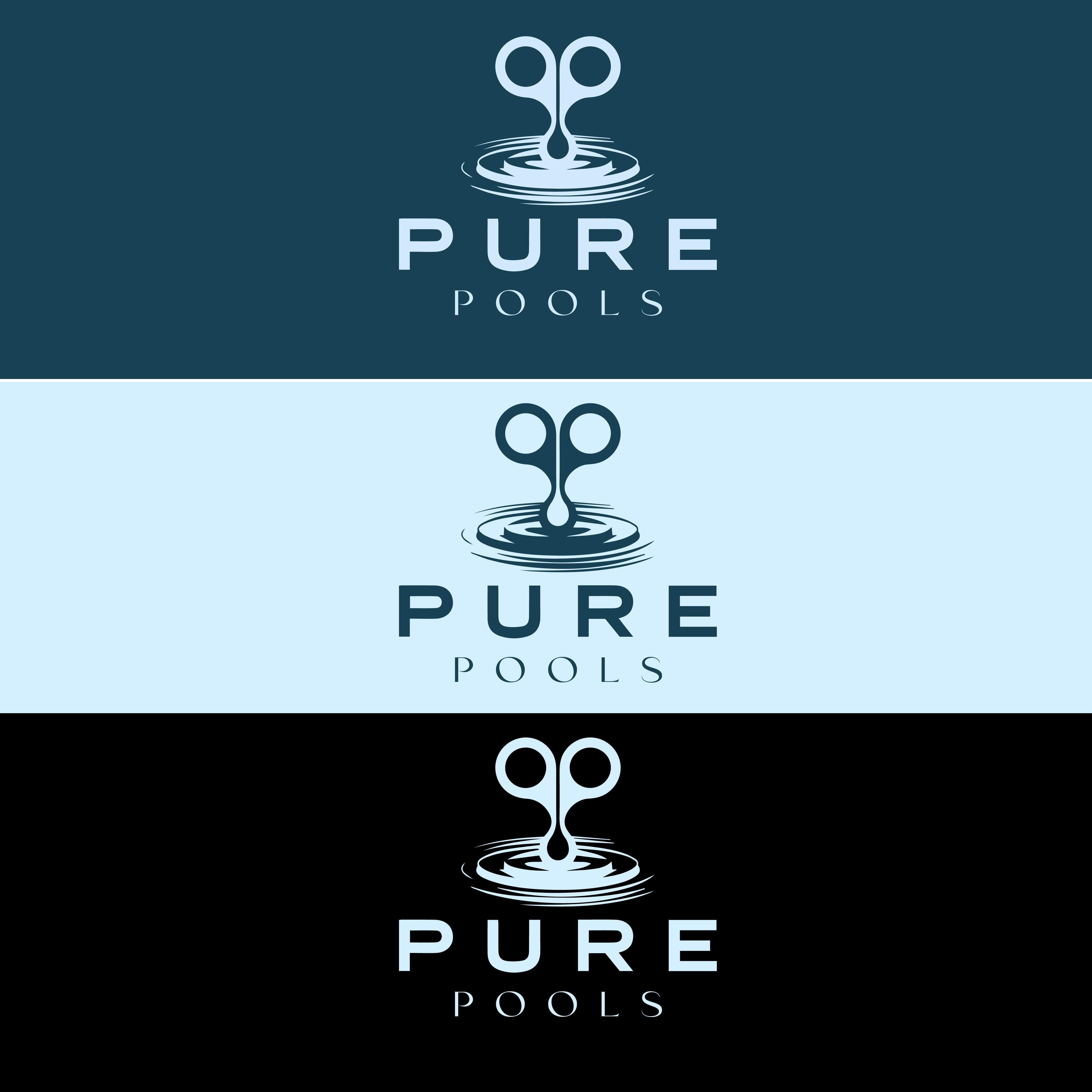 Logo-Design von Shariqology für Pure Pools | Design #35591412