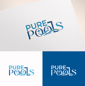 Logo Design by M Art & Design for Pure Pools | Design: #35594287