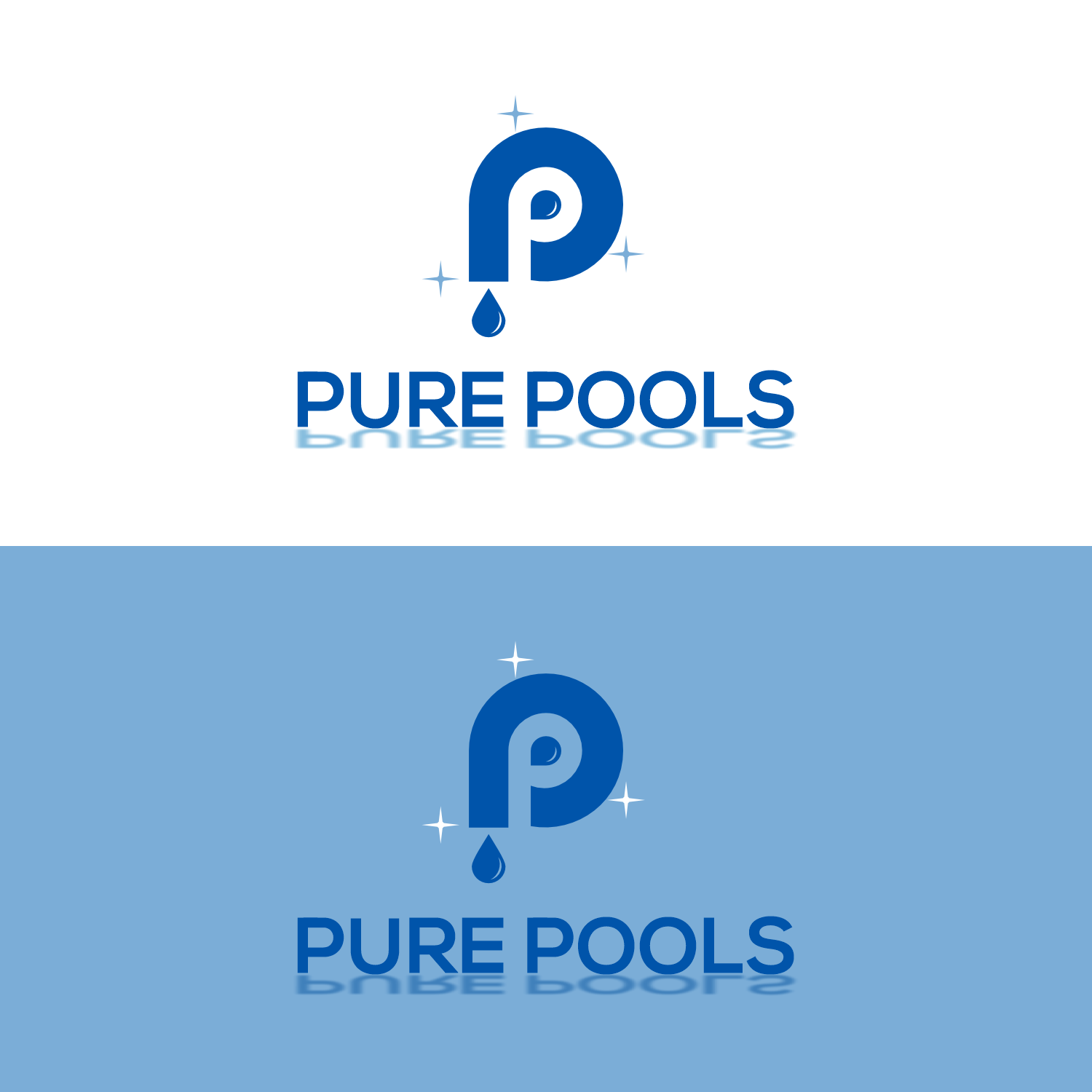 Logo-Design von cah awu für Pure Pools | Design #35590522
