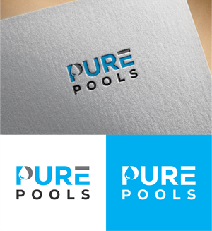 Logo Design by healer1617 for Pure Pools | Design: #35589938