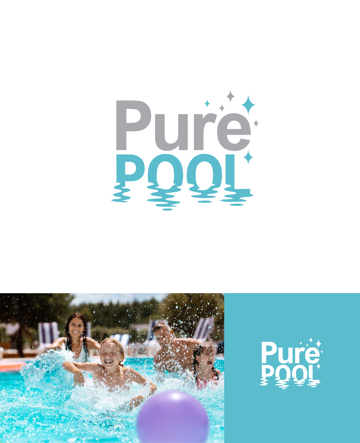 Logo Design by apik. for Pure Pools | Design #35591091