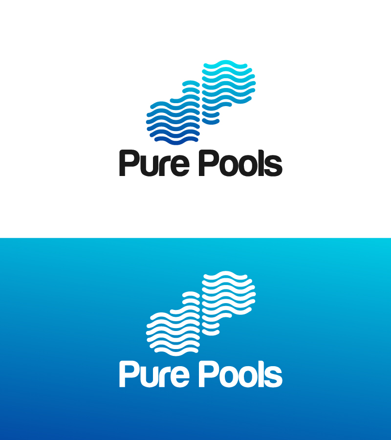 Logo Design by VisionCraft™ for Pure Pools | Design #35595521