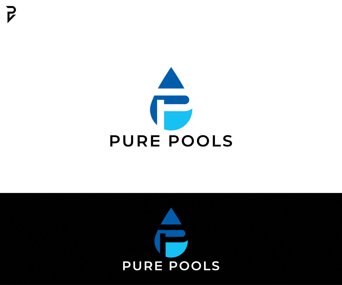 Logo Design by poisonvectors for Pure Pools | Design #35589630