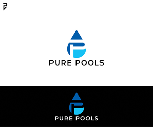 Logo Design by poisonvectors for Pure Pools | Design: #35589630