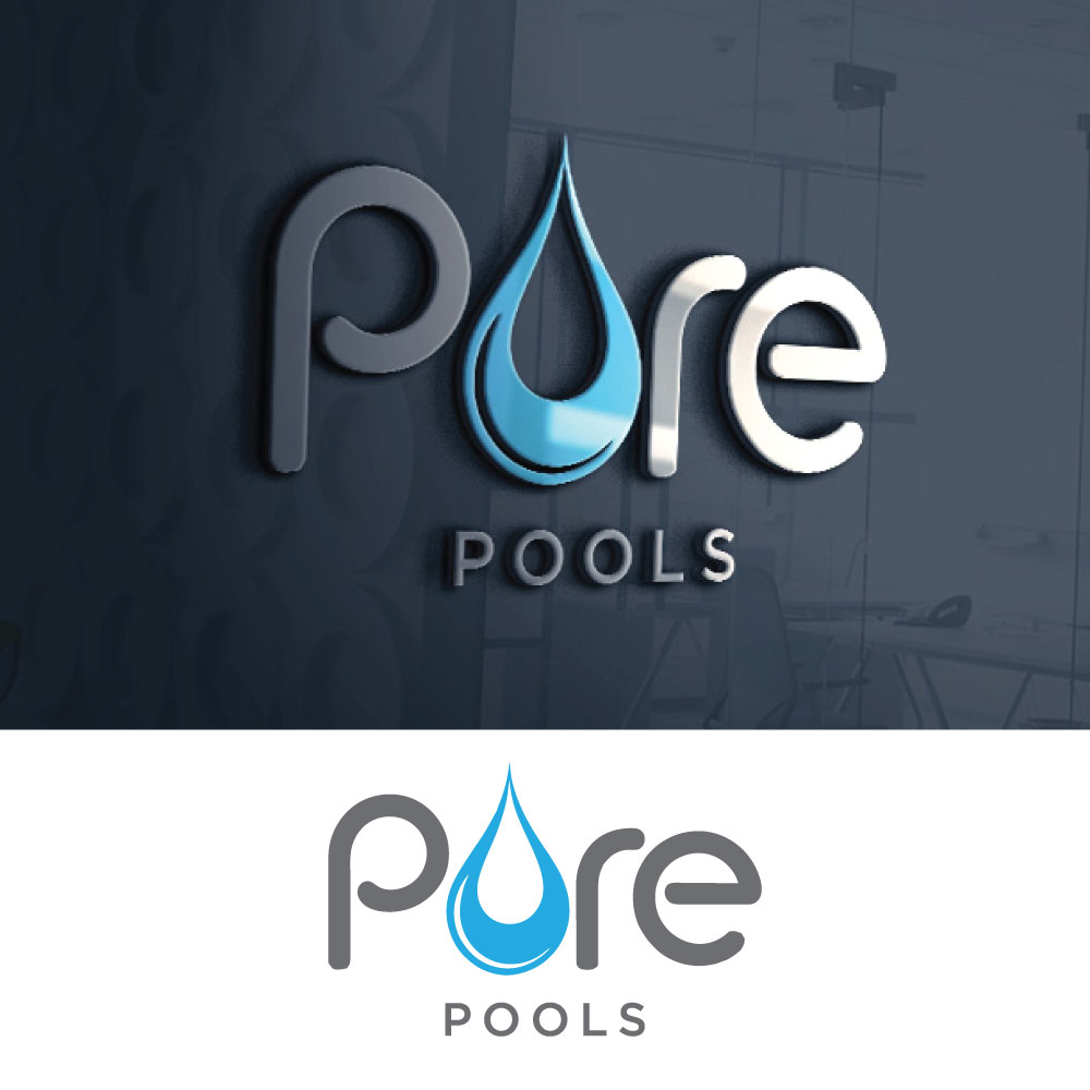 Logo Design by bute for Pure Pools | Design #35609001