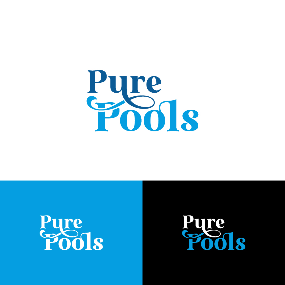 Logo Design by ArtAvenue for Pure Pools | Design #35608023