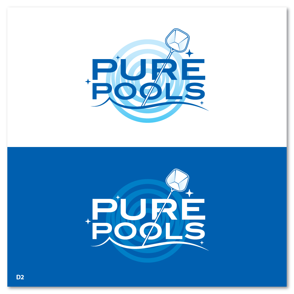 Logo Design by Sujit Banerjee for Pure Pools | Design #35593058