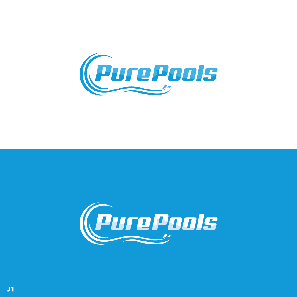 Logo-Design von Sujit Banerjee für Pure Pools | Design #35593059