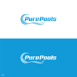 Logo Design by Sujit Banerjee for Pure Pools | Design: #35593059