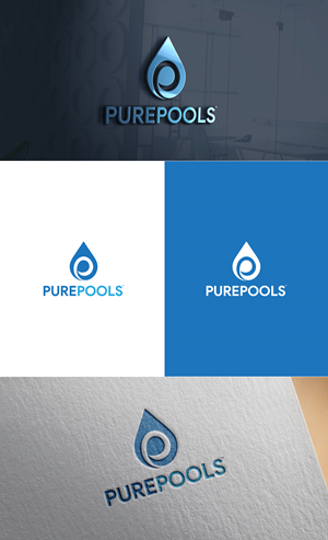 Logo Design by GLDesigns for Pure Pools | Design: #35594089
