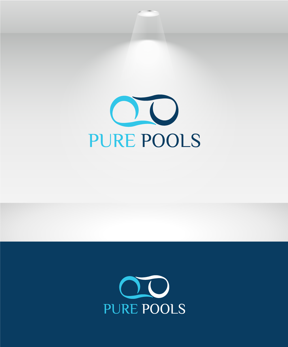 Logo Design by victipedia for Pure Pools | Design #35595605
