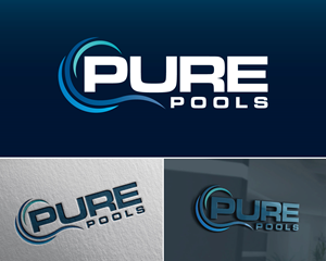 Logo Design by Atec for Pure Pools | Design: #35592921