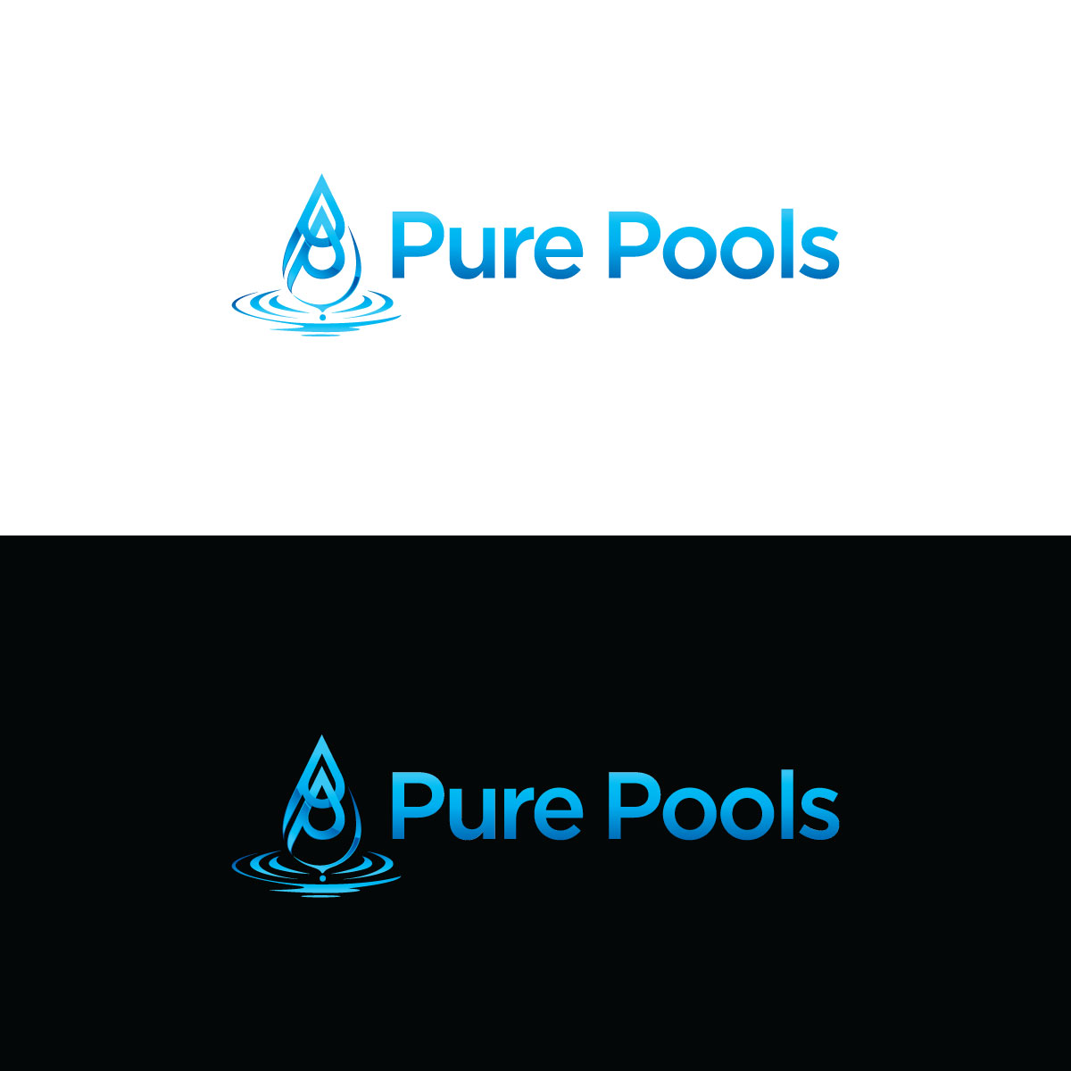 Logo Design by prodesigns99 for Pure Pools | Design #35598053
