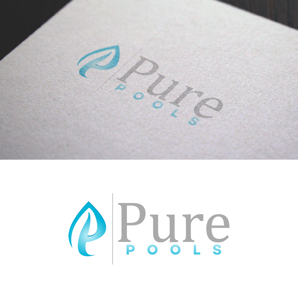 Logo Design by fly  design for Pure Pools | Design #35596893