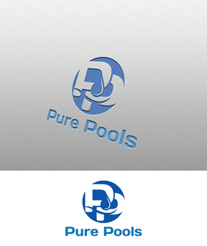 Logo Design by Impressive Designs for Pure Pools | Design: #35593132