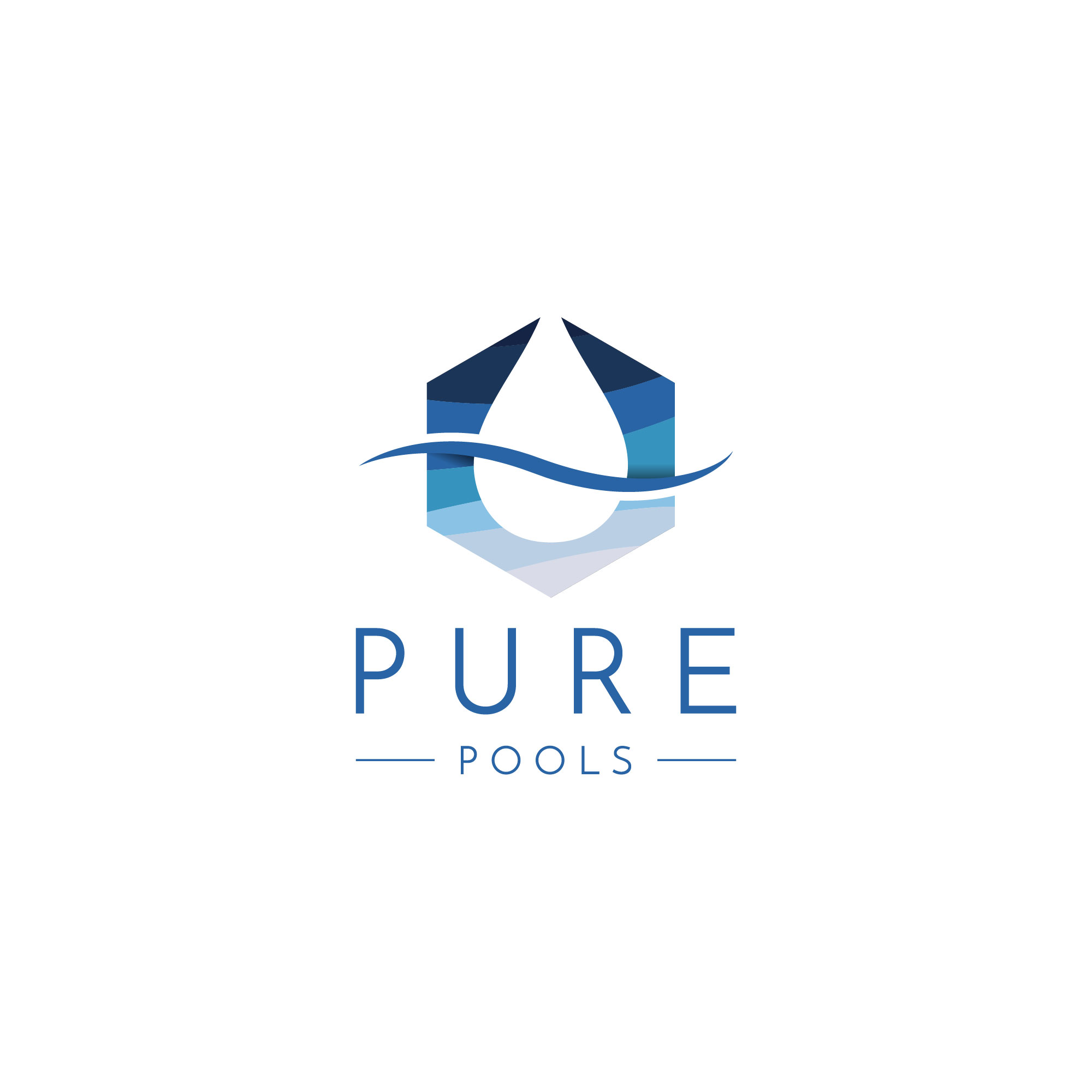 Logo Design by kaushal 05 for Pure Pools | Design #35591377