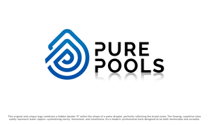Diseño de Logo por Aryodesigns para Pure Pools | Diseño: #35603352