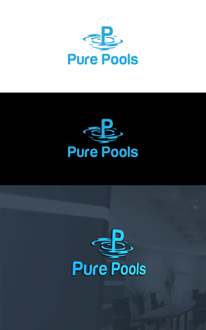 Diseño de Logo por flora.c design para Pure Pools | Diseño: #35593674