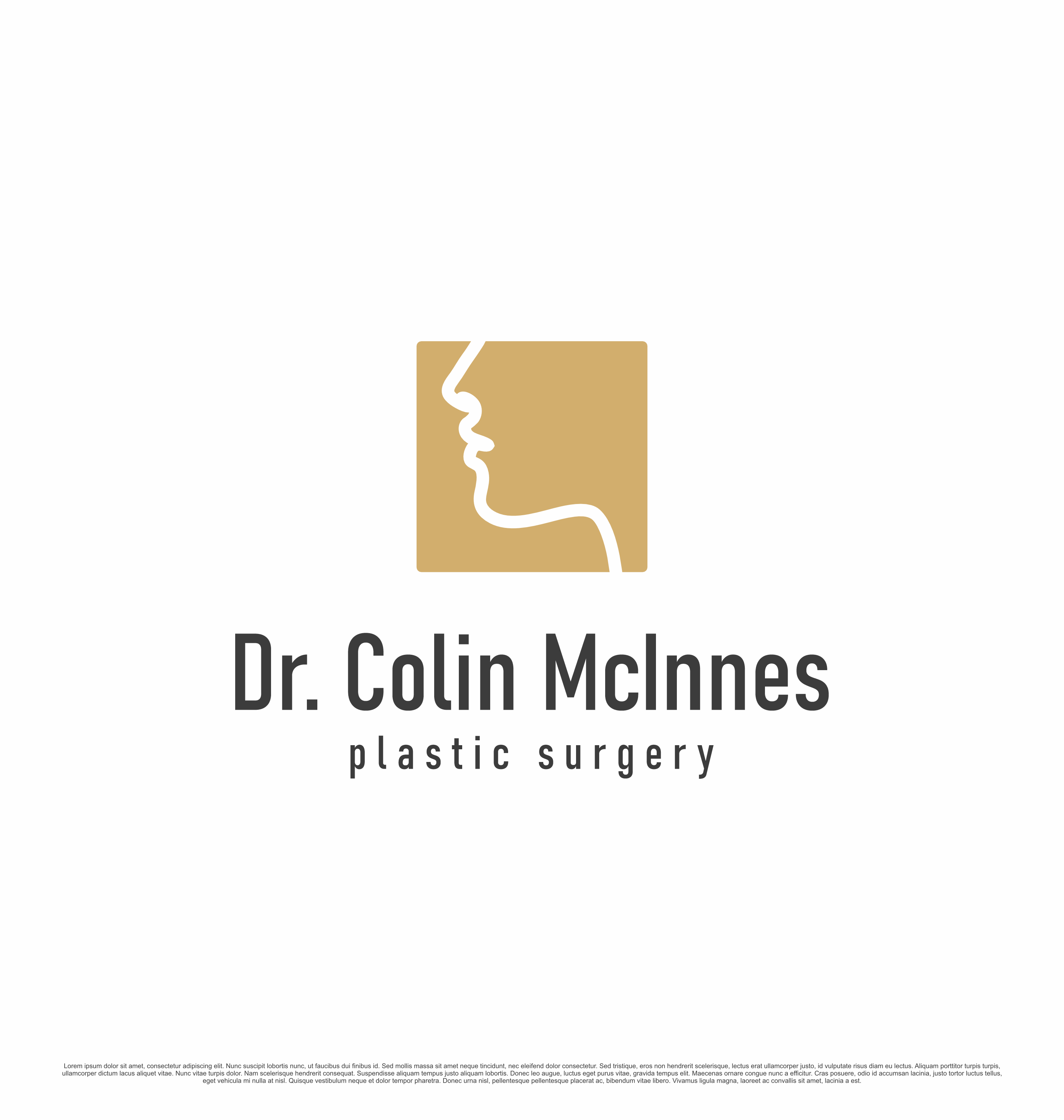 Diseño de Logo por saesean para Dr. McInnes Plastic Surgery | Diseño #35597700
