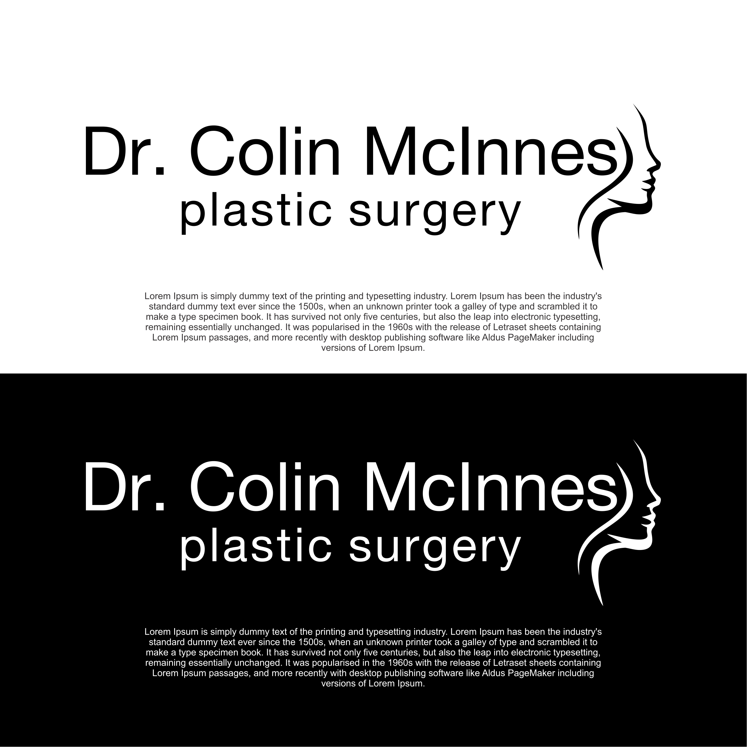 Logo Design by diego costa for Dr. McInnes Plastic Surgery | Design #35602424