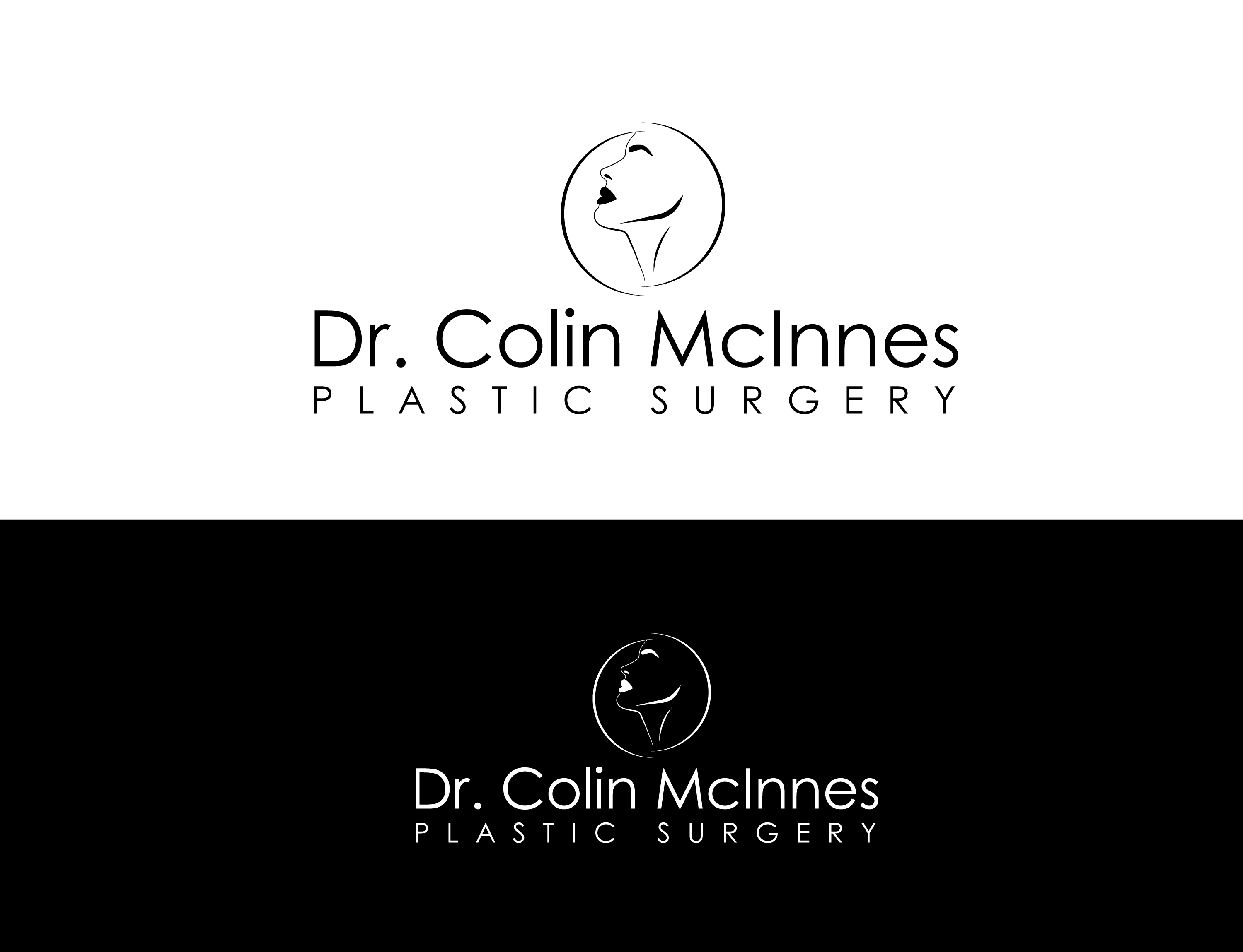 Diseño de Logo por UMBRA Designs para Dr. McInnes Plastic Surgery | Diseño #35596240