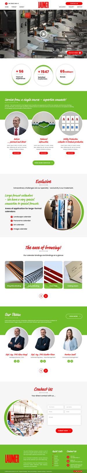 Web Design by Creations Box 2015 for Online Kommunikation Gersdorf | Design #35611122