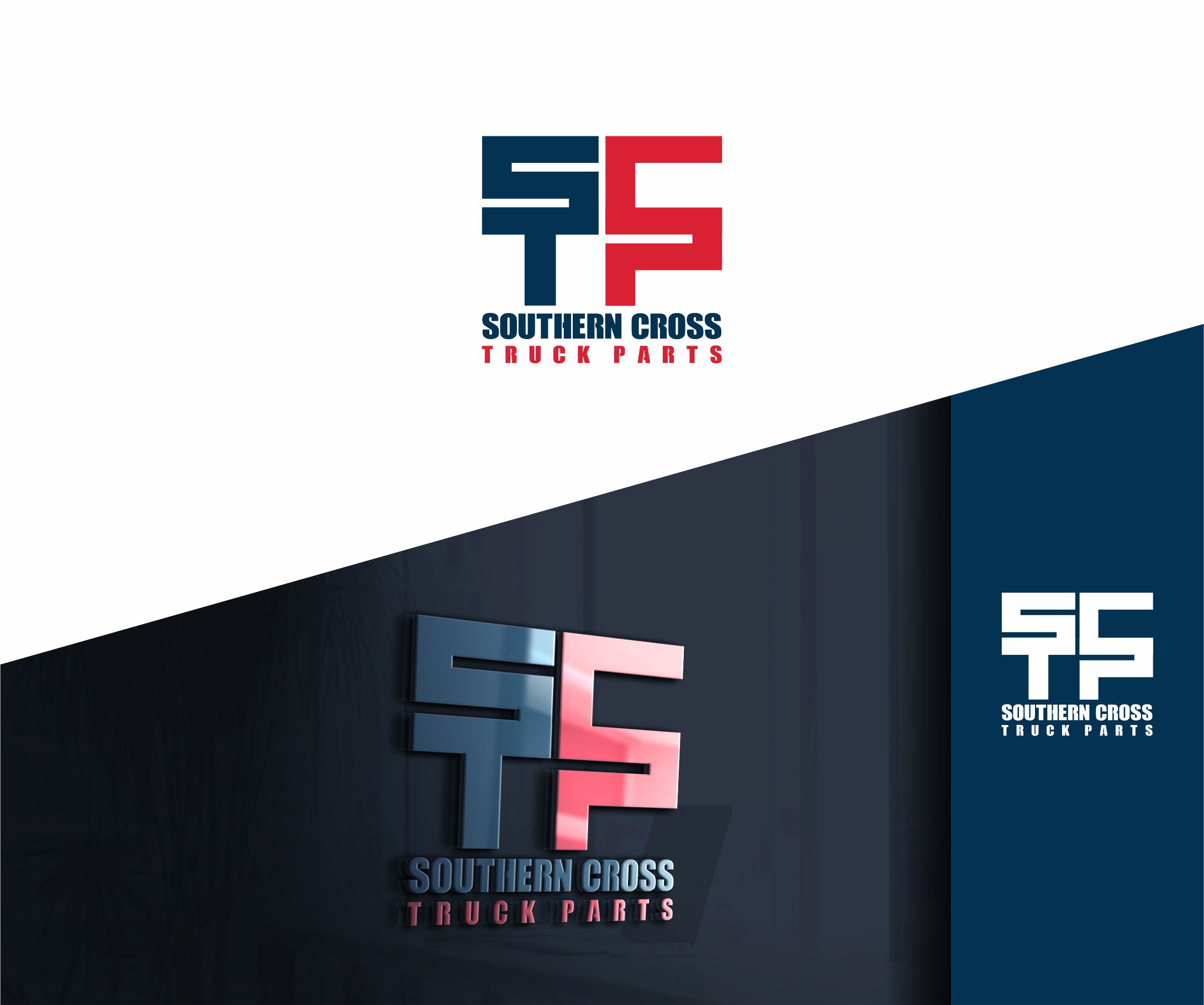 Logo Design by alkaline for Southern Cross Truck Parts | Design #35610319