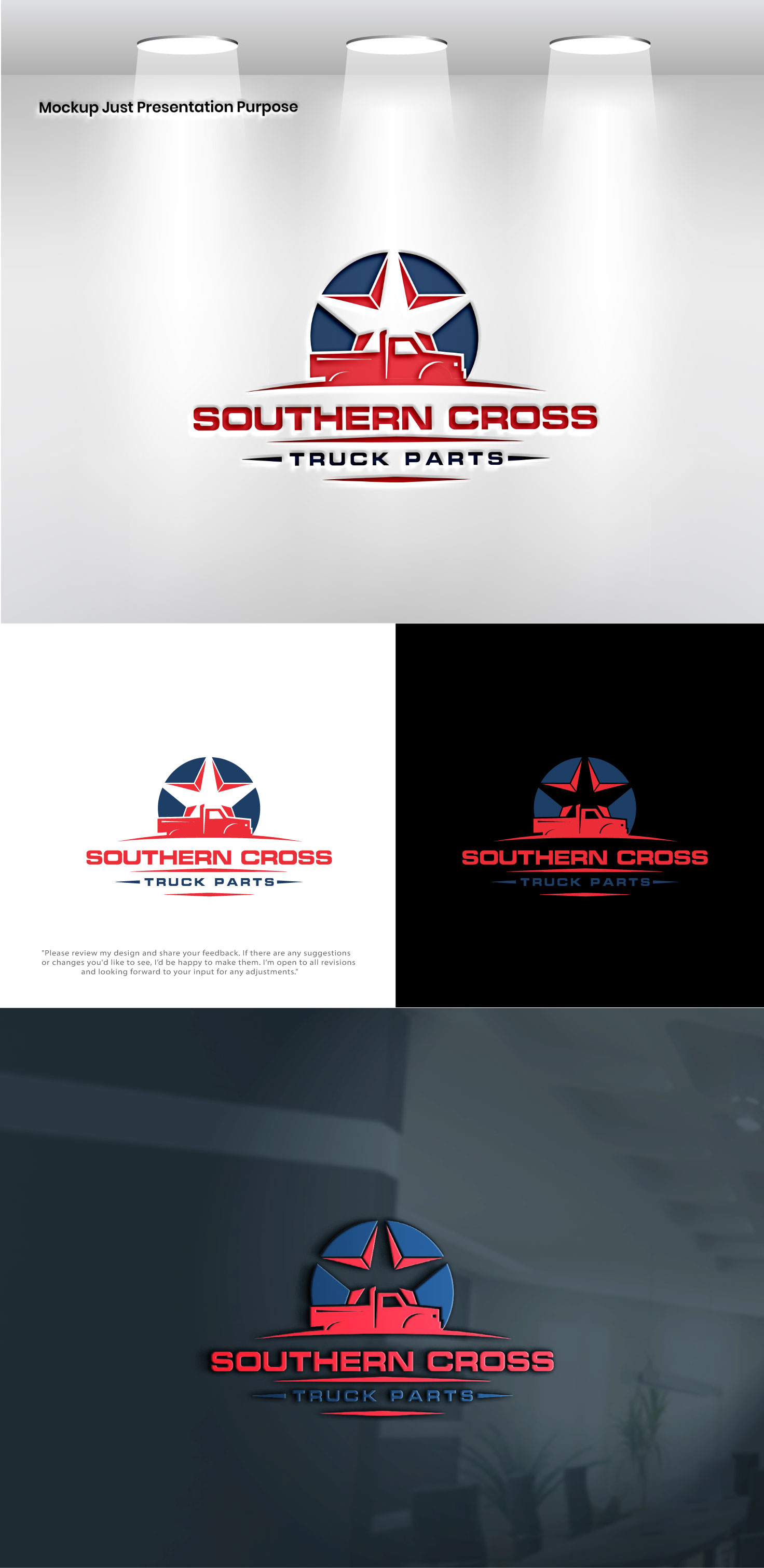 Logo Design by VectorForge for Southern Cross Truck Parts | Design #35614339