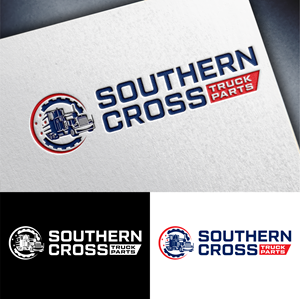 Logo Design by John Mark Arts for Southern Cross Truck Parts | Design: #35611906