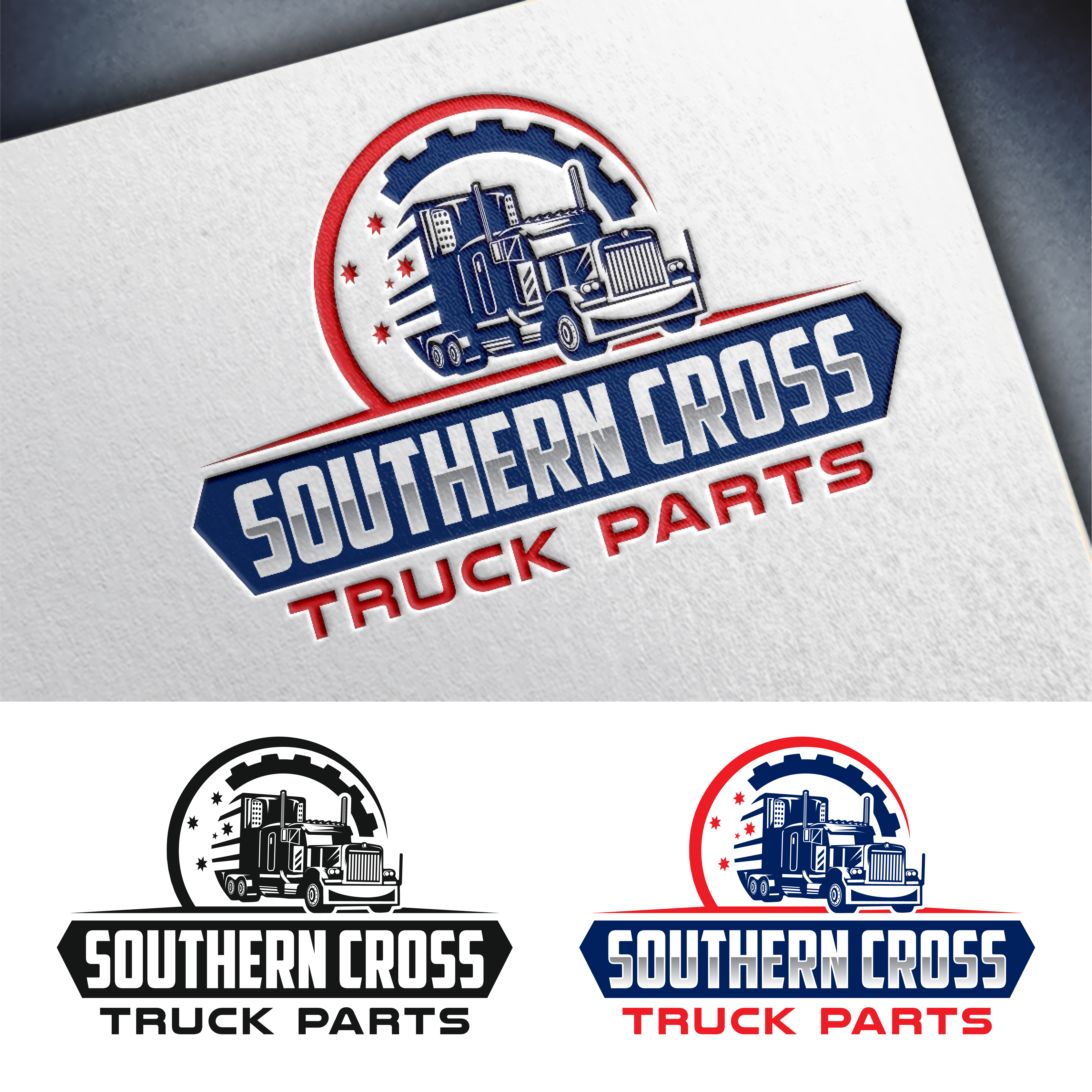 Design de Logo par John Mark Arts pour Southern Cross Truck Parts | Design #35611970