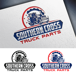 Logo Design by John Mark Arts for Southern Cross Truck Parts | Design: #35611970