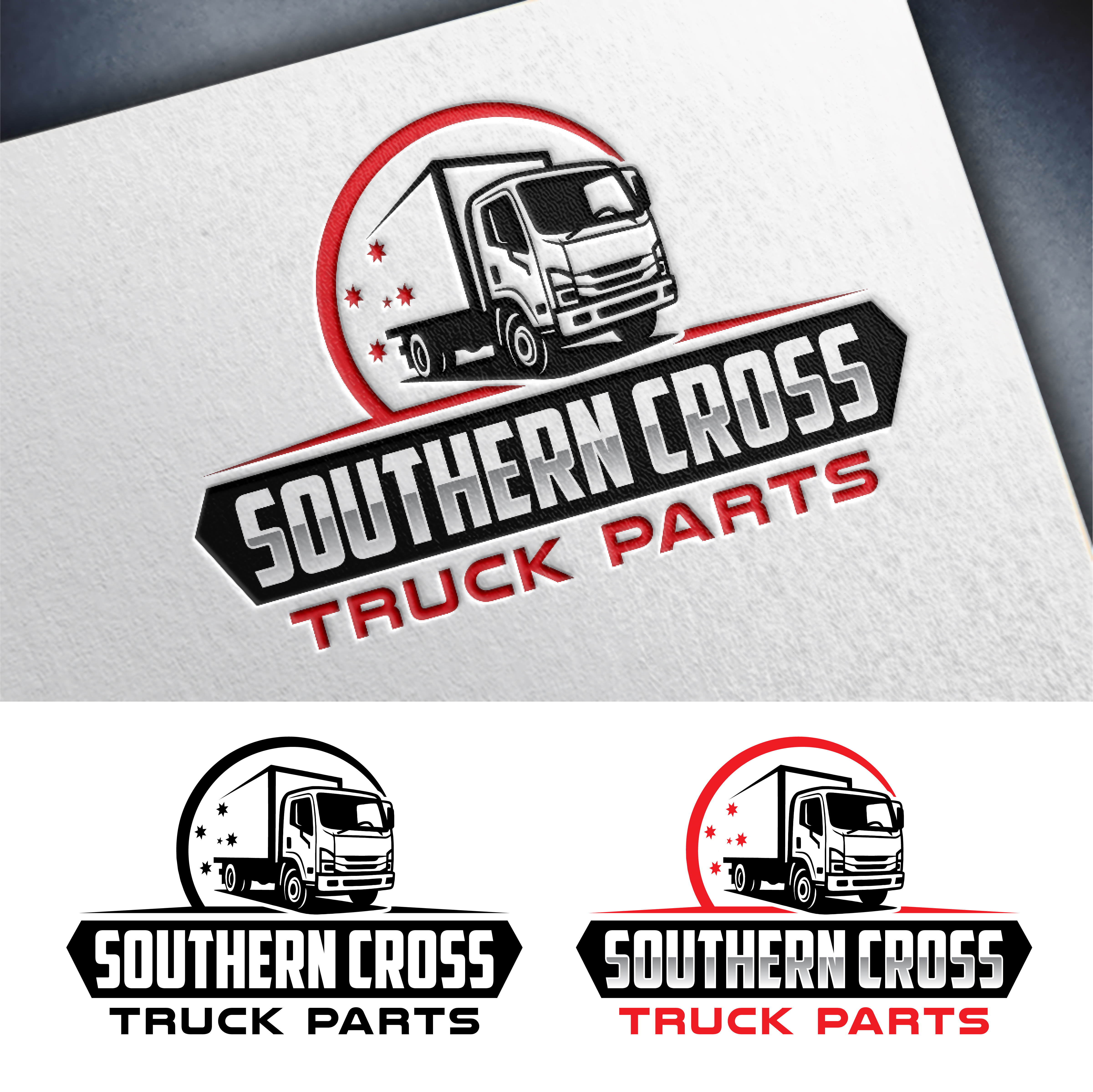 Design de Logo par John Mark Arts pour Southern Cross Truck Parts | Design #35630207
