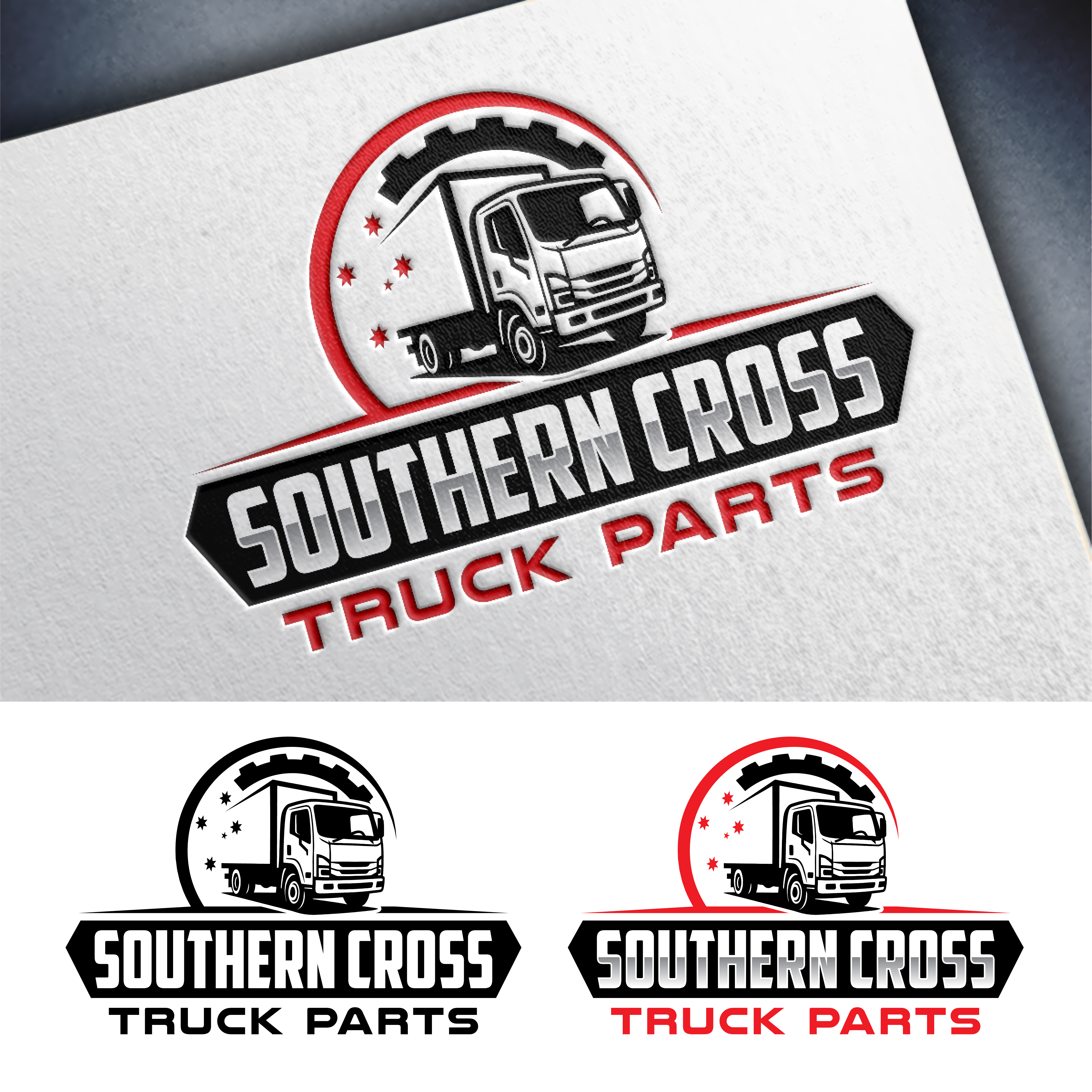 Design de Logo par John Mark Arts pour Southern Cross Truck Parts | Design #35630208