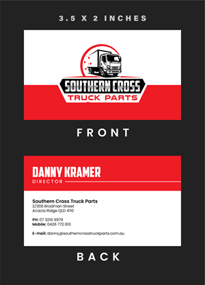Logo Design by John Mark Arts for Southern Cross Truck Parts | Design: #35631140