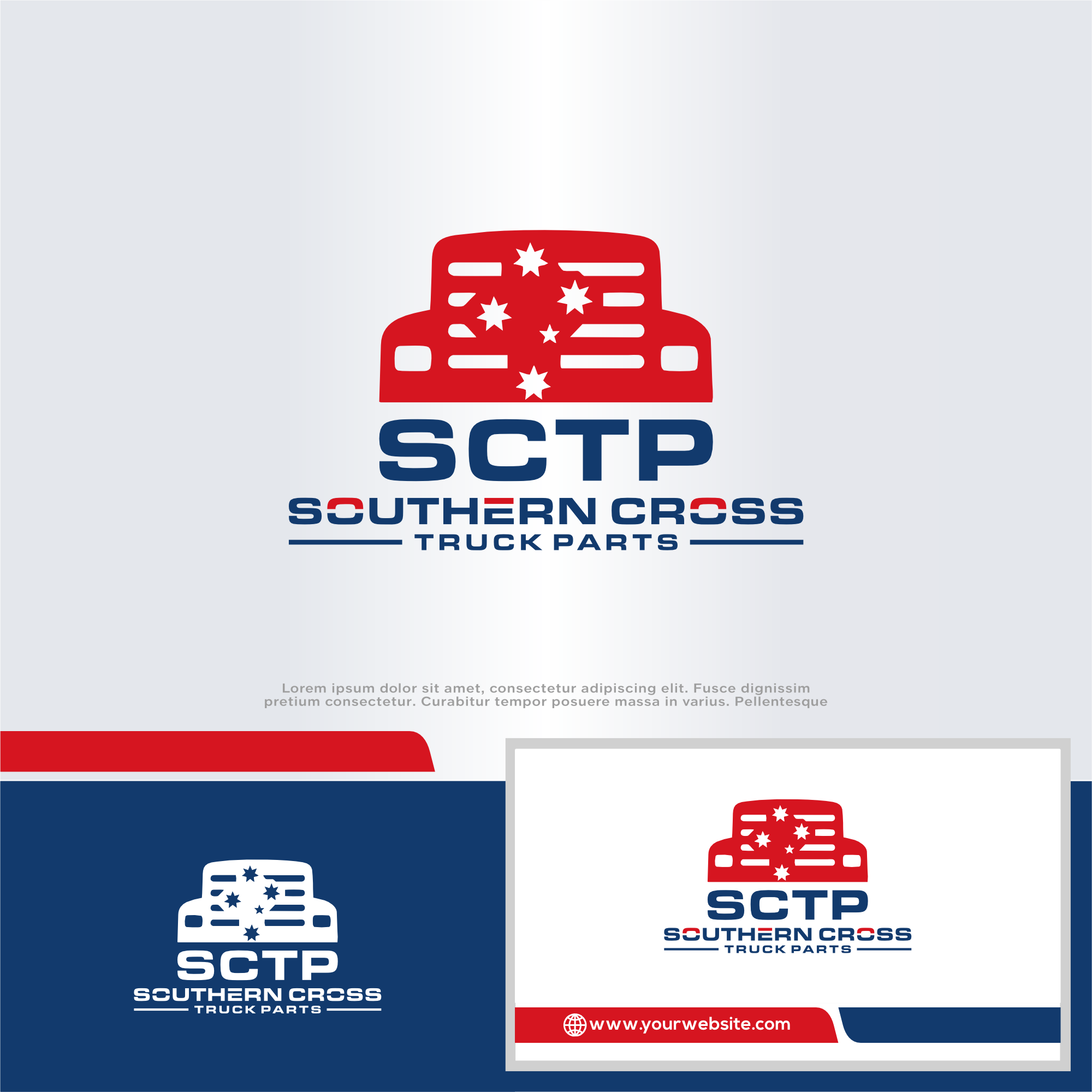 Logo Design by win it for Southern Cross Truck Parts | Design #35611211