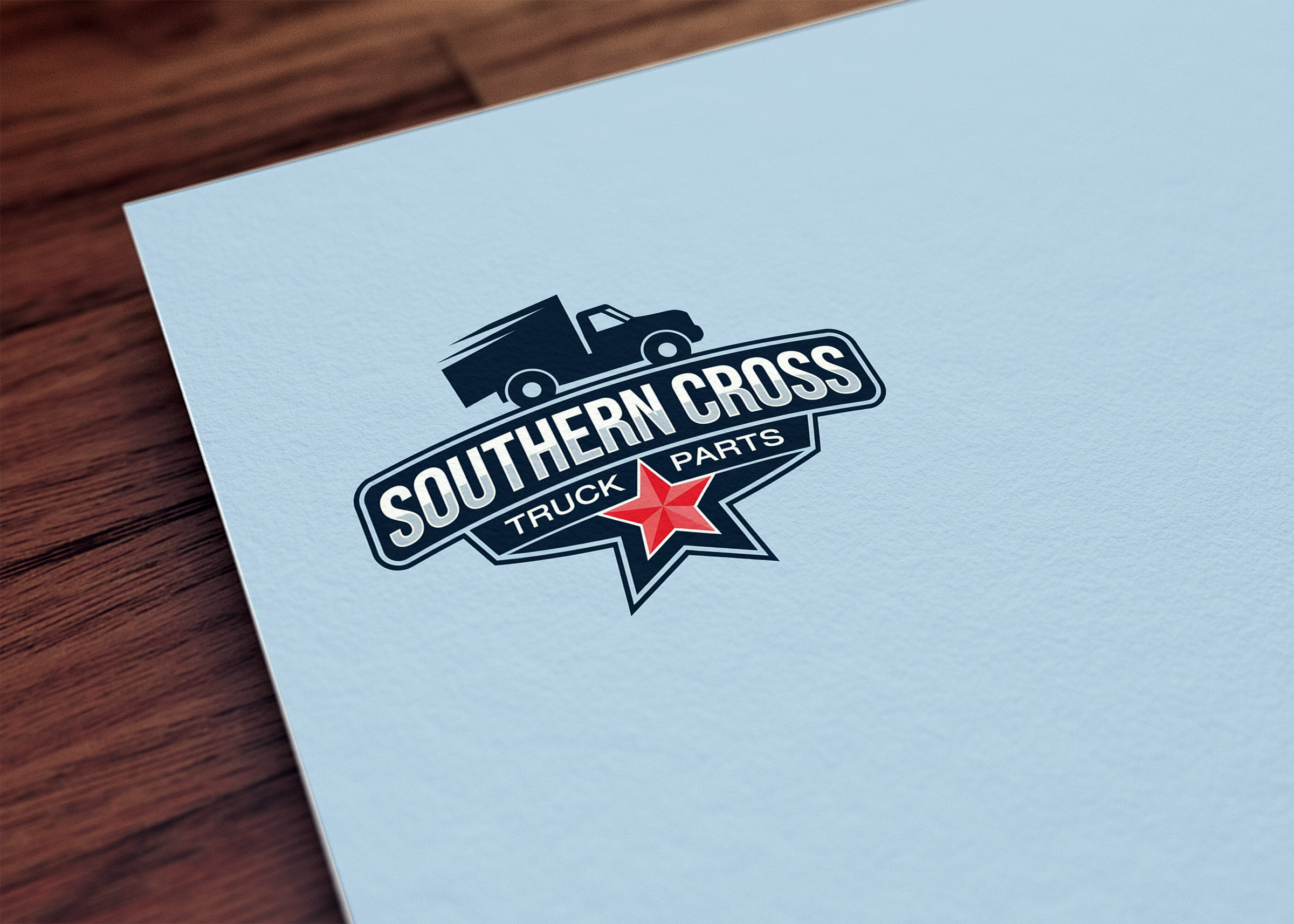 Logo Design by Olivia Marie Smith for Southern Cross Truck Parts | Design #35619423