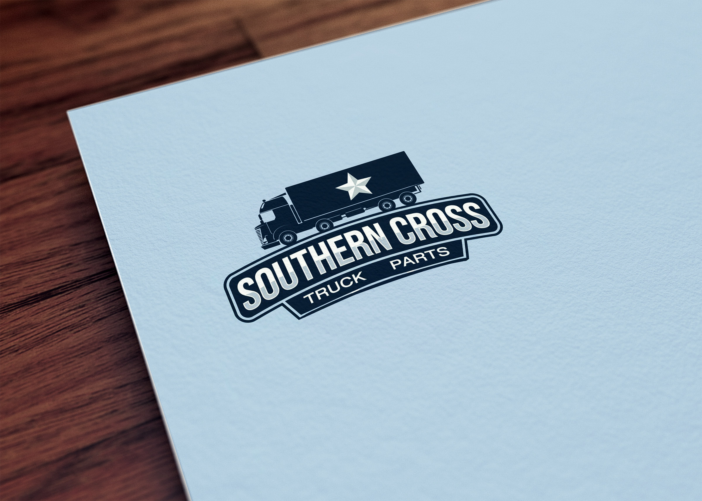 Logo Design by Olivia Marie Smith for Southern Cross Truck Parts | Design #35621703