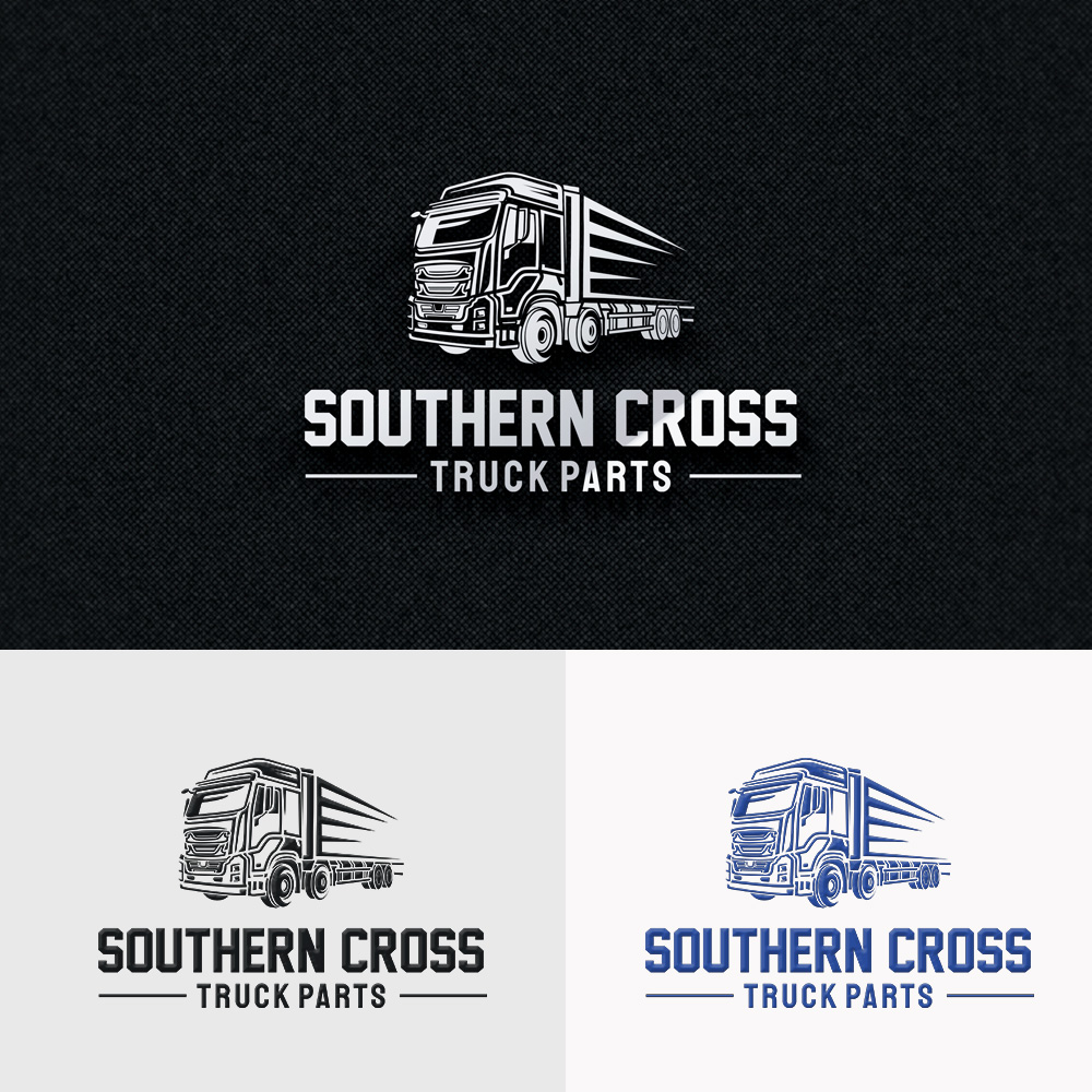 Logo Design by teddy_sign for Southern Cross Truck Parts | Design #35613075